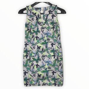Talbots spring dress butterflies 4P sleeveless